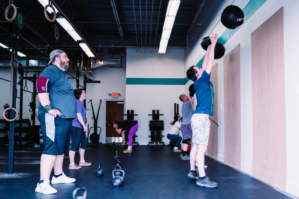 Athletes working out at a CrossFit Gym Fuquay-Varina, NC